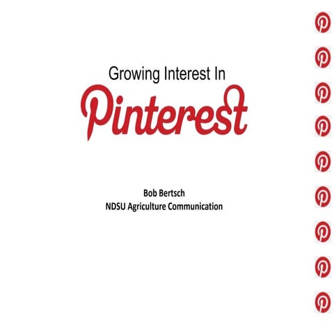 Growing Interest in Pinterest