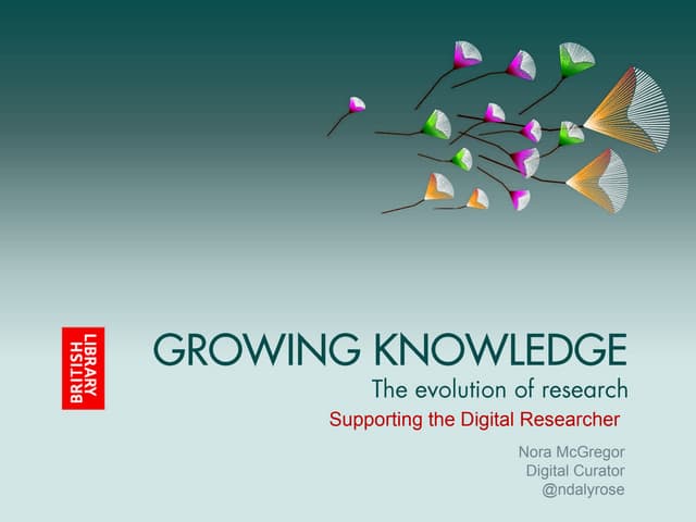 Growing Knowledge : Supporting the Digital Researcher 
