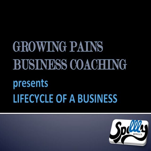 Lifecycle of a business - Business Coaching