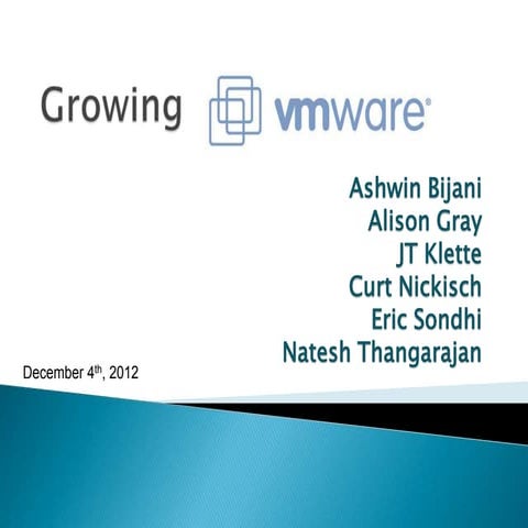 Growing vmware