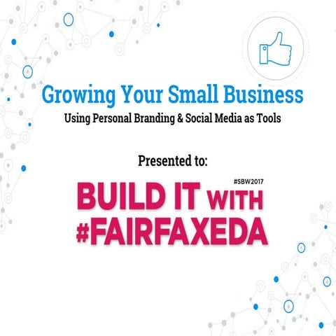 #SBW2017: Growing Your Small Business with Social Media