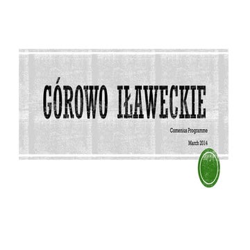 Spanish students at Gorowo