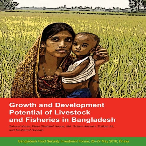 Growth and development potential of livestock and fisheries in Bangladesh
