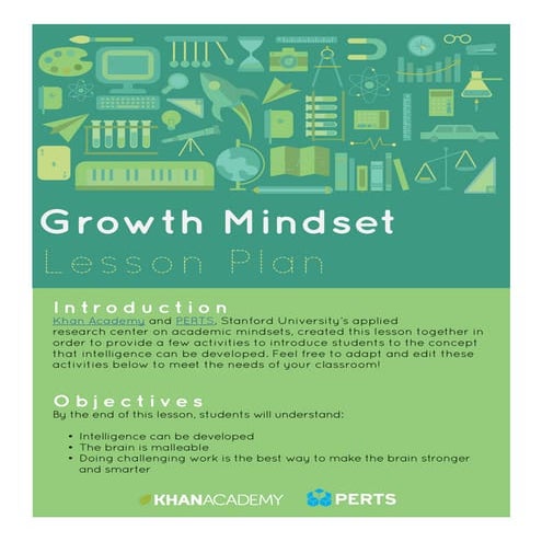 Growth Mindset (via Khan Academy)