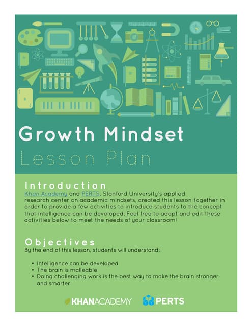 Growth Mindset (via Khan Academy)