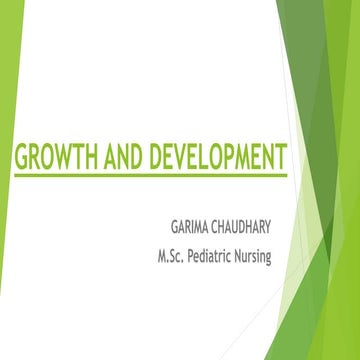 GROWTH AND DEVELOPMENT | PPTX