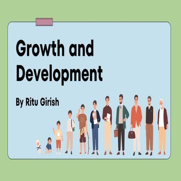 Growth and Development - Psychology Lecture Slides