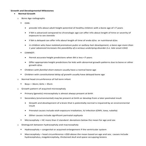 Developmental Screening test (Denver II - Overview) | PPTX
