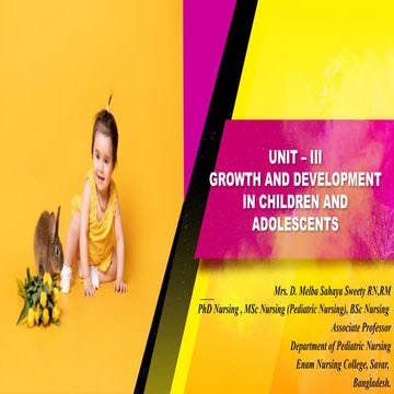 Growth and Development from Infant to adolesent.pptx