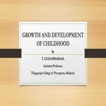 General characteristics of growth & development | PPTX