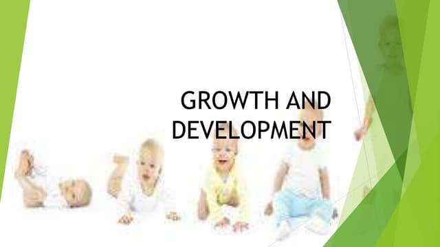 Growth and development in child | PPTX