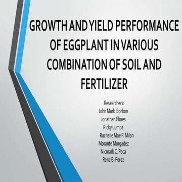 GROWTH AND PERFORMANCE OF EGGPLANT.pptx