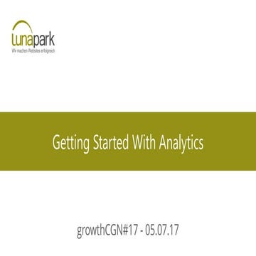 Getting started with Google Analytics