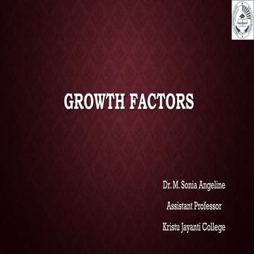 Growth factors