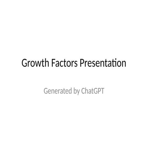 Comprehensive Overview of Growth Factors: Types, Functions, and Medical ...