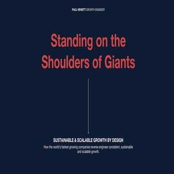 Growth Marketing: How the Biggest Online Brands Create Scalable Marketing