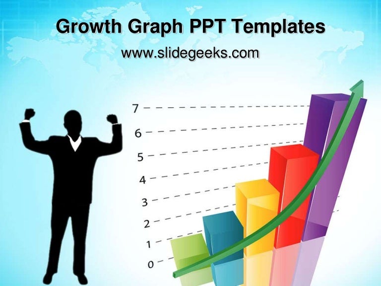 Growth graph ppt templates