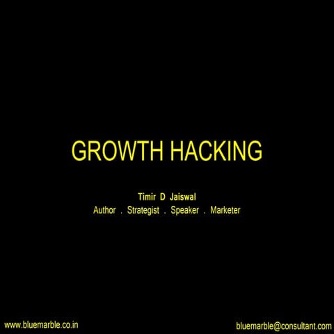 Growth hacking with Experts