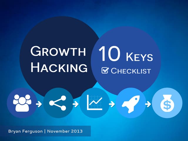 Growth Hacking - 10 Key Checklist 
