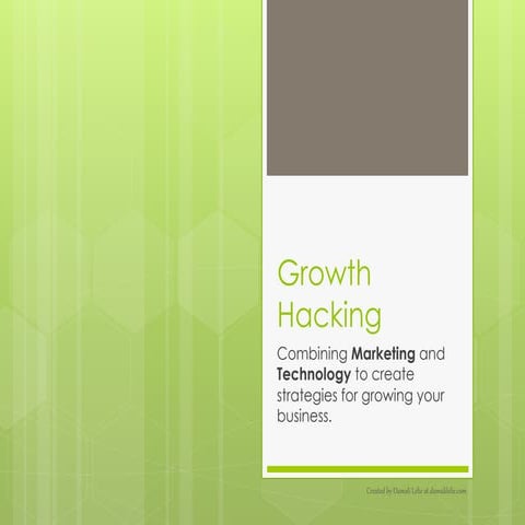 Growth Hacking Digital Marketing Ppt Content | PDF