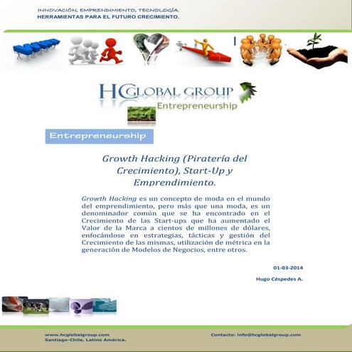 Growth Hacking (Piratería del Crecimiento), Startup y Emprendimiento