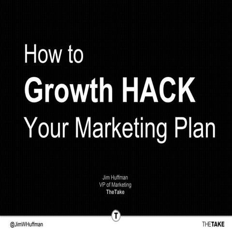 How to Growth Hack Your Marketing Plan