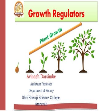 Growth Regulators (Growth Hormones)