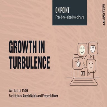 Growth in turbulence