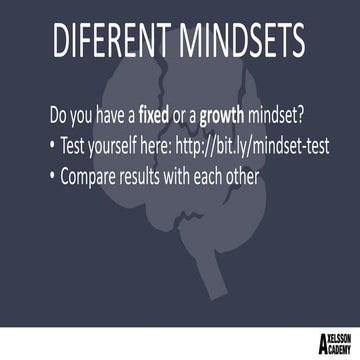 Growth mindset and grit