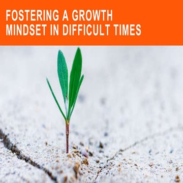 Fostering a Growth Mindset