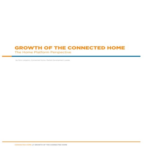 Growth of the connected home