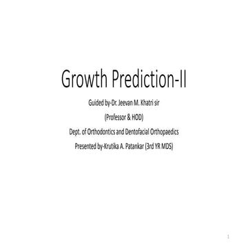 GROWTH PREDICTION -II.pptx