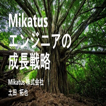 Mikatus エンジニアの成長戦略