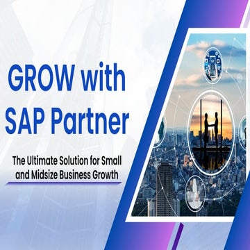 GROW with SAP Partner for Small and Midsize Business Growth | PDF