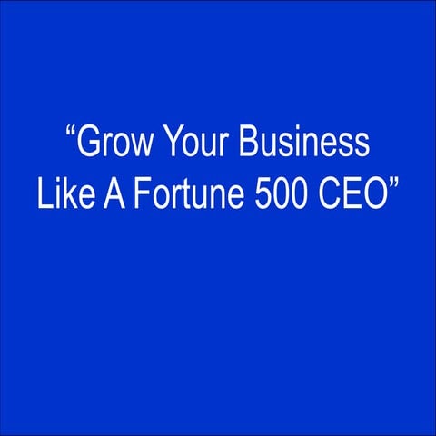 Grow your business