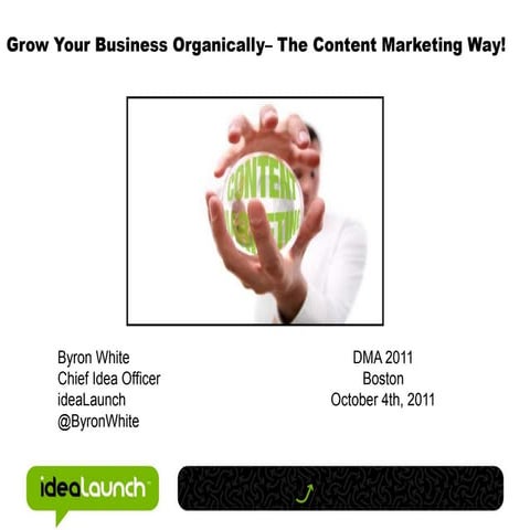 Grow Your Business the Content Marketing Way