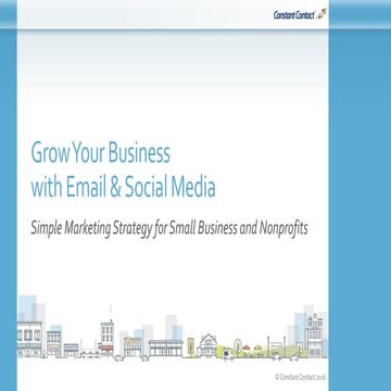 Grow Your Small Business with Email and Social Media