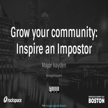 Grow your community: Inspire an Impostor