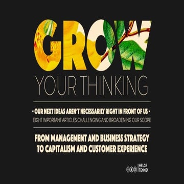 Grow your thinking