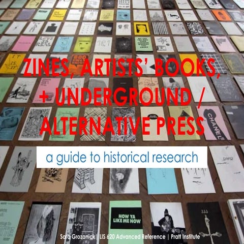 Zines & Alternative Press: A Guide to Historical Research