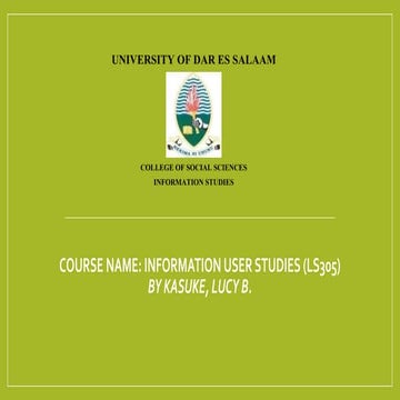 The concept of information seeking behavior by using Wilsons’ (1996) revised ...