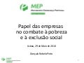 Ano Europeu de Luta contra a Pobreza - Empresas - Gonçalo Rebelo Pinto