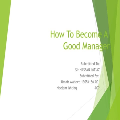 organizational behaviour presentation by Ahmad Ali