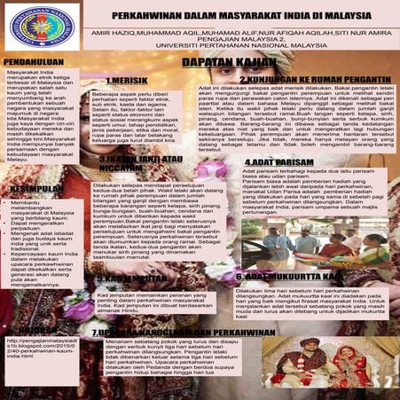 PERKAHWINAN DALAM MASYARAKAT INDIA DI MALAYSIA