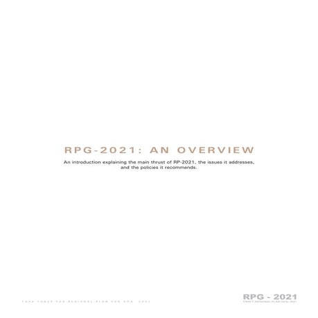 Goa Regional Plan 2021 part 1 | PDF
