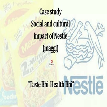 Nestle Maggi Banned And Its Bounce Back PPT