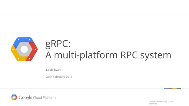 gRPC Overview