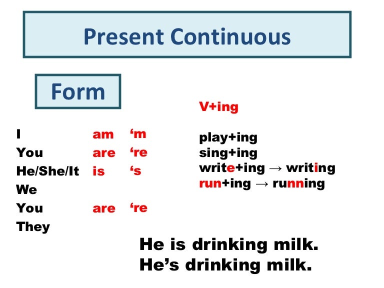 Present Continuous