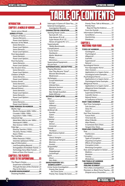 M&M Supernatural Handbook preview