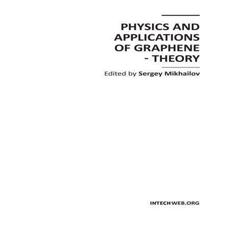  physics and_applications_of_graphene_-_theory